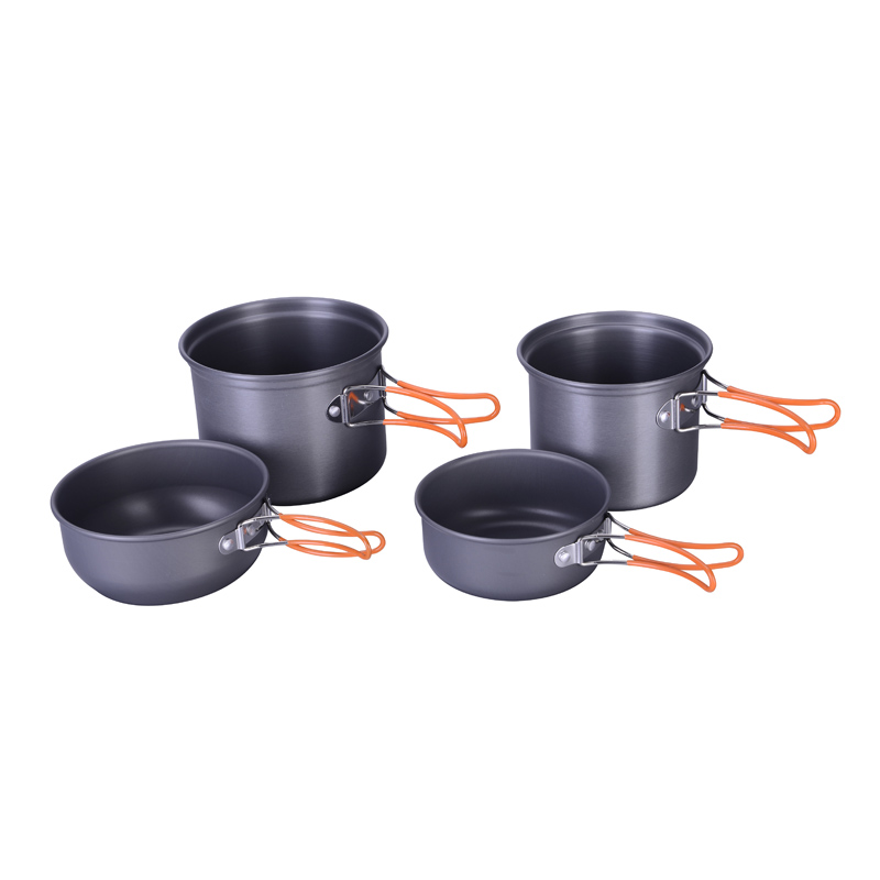 Set Alat Memasak Perkhemahan dengan Kuali dan Periuk